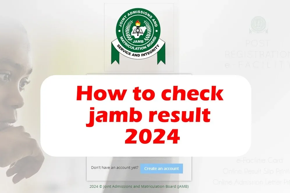 How to check jamb result 2024