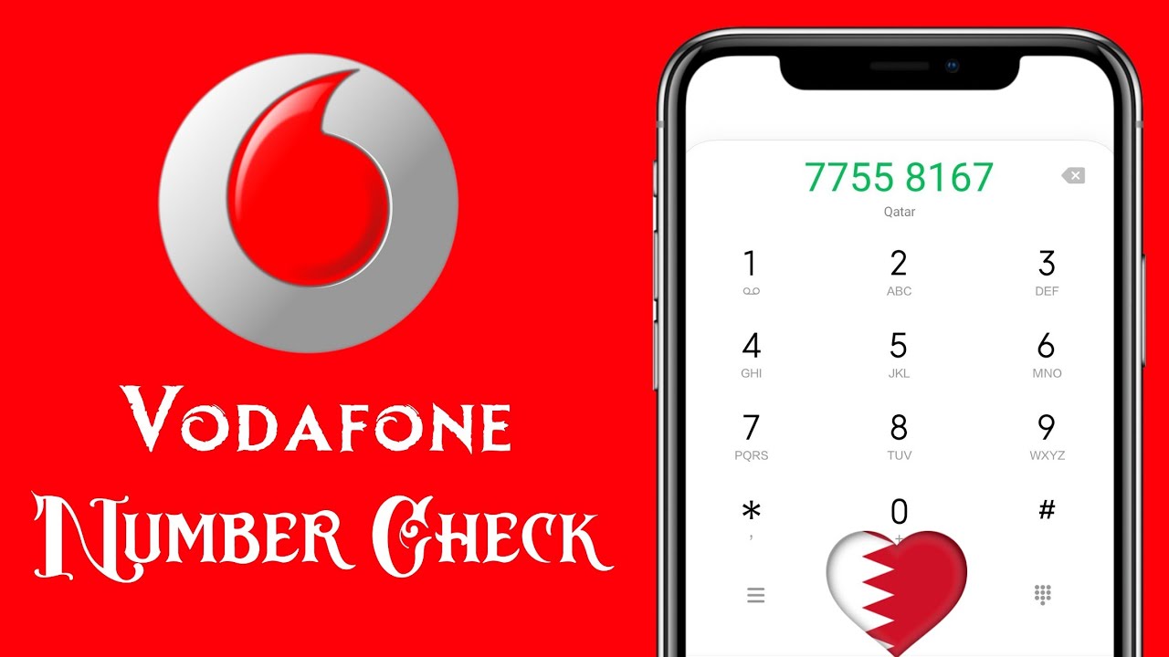 How to check vodafone number