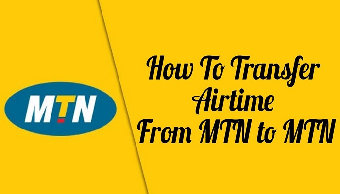 how to send airtime on mtn