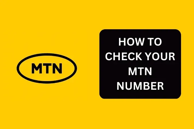 check mtn number on phone