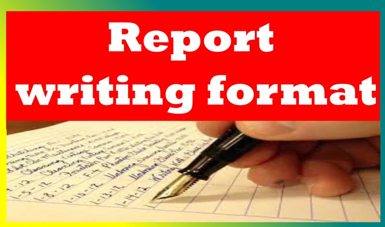 Report writing format