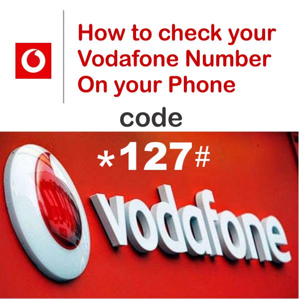 how to check vodafone number